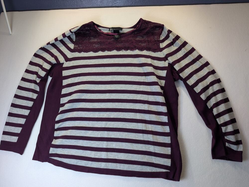 Lane Bryant Long-Sleeve Knit Pullover Size 18/20
